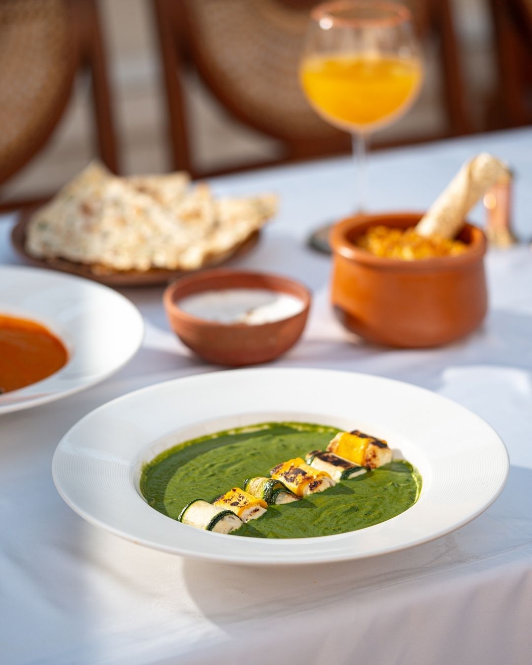 Dining at Haveli Dharampura, Old Delhi