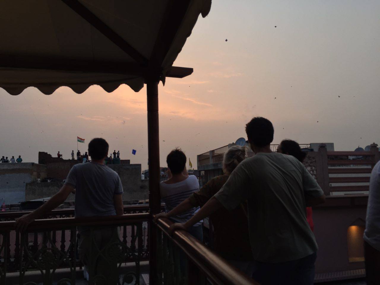 Kite Flying in Old Delhi